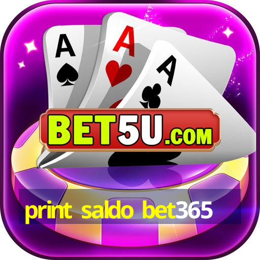 print saldo bet365